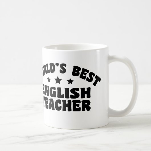 Mug Meilleur professeur d'anglais au monde (Droite)