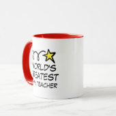 Mug Meilleur professeur de gym au monde - Cadeau de ca (Devant gauche)