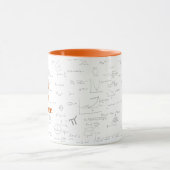 Mug Meilleur professeur de mathématiques Orange Formul (Centre)