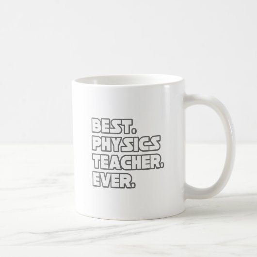 Mug Meilleur professeur de physique jamais (Droite)