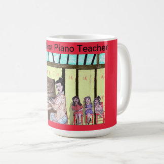 Mug Meilleur professeur de piano au monde !