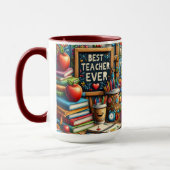 Mug Meilleur Professeur de Tous les Temps (Gauche)