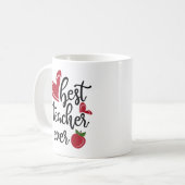 Mug Meilleur professeur de typographie jamais (Devant gauche)