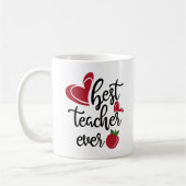 Mug Meilleur professeur de typographie jamais (Gauche)