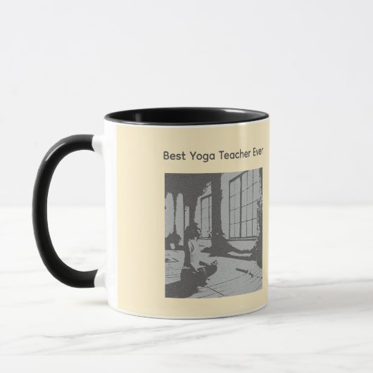 Mug Meilleur professeur de yoga jamais (Gauche)