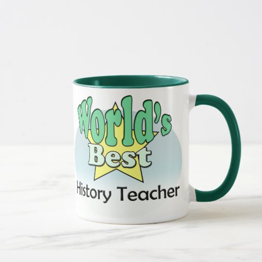 Mug Meilleur professeur d'histoire au monde (Droite)
