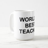 Mug Meilleur Professeur du Monde (Devant gauche)