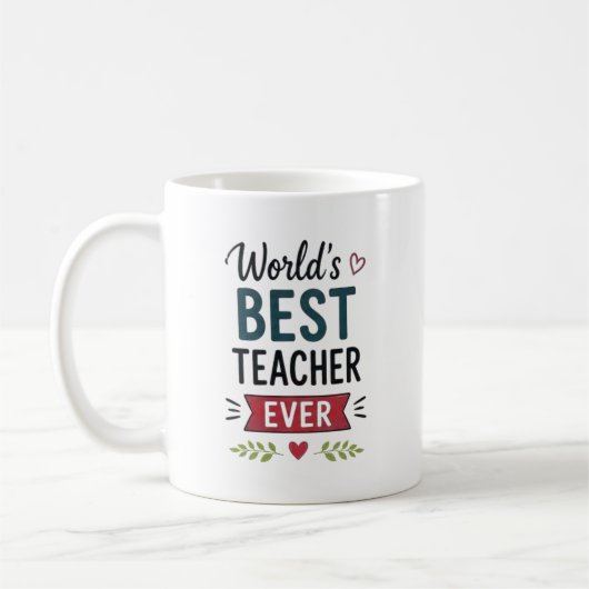Mug Meilleur Professeur du Monde (Gauche)