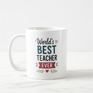 Mug Meilleur Professeur du Monde Personnalisé