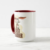 Mug Meilleur professeur lapin de la classe humour (Devant gauche)