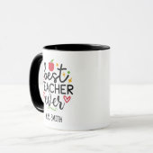 Mug Meilleur Professeur Personnalisé (Devant gauche)