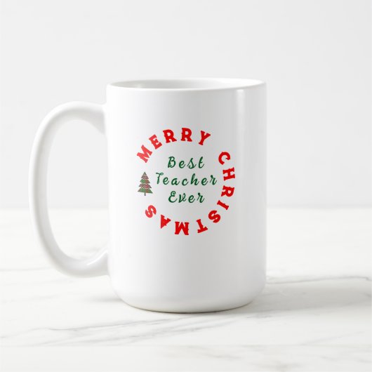 Mug Meilleur Professeur Présent - Remerciement aux Pro (Gauche)