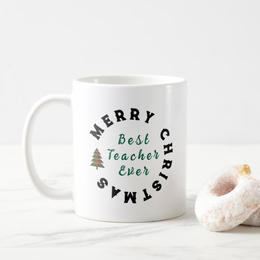 Mug Meilleur Professeur Présent - Remerciement aux Pro (Avec donut)