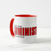 Mug Meilleur professionnel administratif lié au monde (Devant gauche)