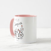 Mug Meilleur professionnel et personne en fauteuil rou (Devant gauche)