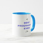 Mug Meilleur programmeur de tous les temps - Meilleur  (Devant droit)