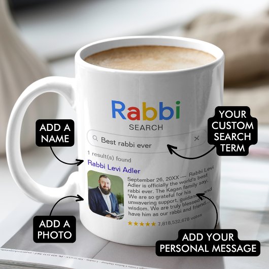 Mug Meilleur Rabbi Jamais Recherche Résultat Photo & M