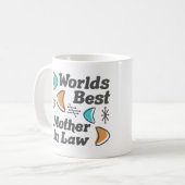 Mug Meilleur Rétro Mère-En-Belle (Devant gauche)