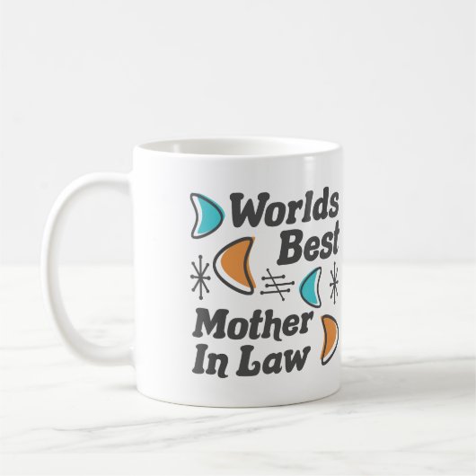 Mug Meilleur Rétro Mère-En-Belle (Gauche)
