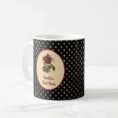 Mug Meilleur Rose bourguignon maman du monde sur Arleq (Devant gauche)