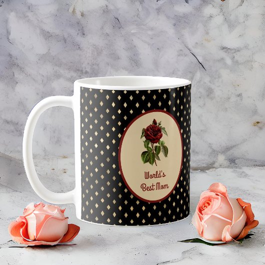Mug Meilleur Rose bourguignon maman du monde sur Arleq