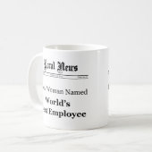Mug Meilleur Salaire Classique (Femmes) (Devant gauche)