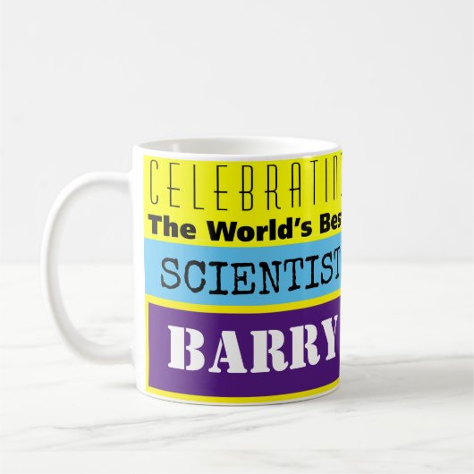 Mug Meilleur scientifique du monde (Gauche)