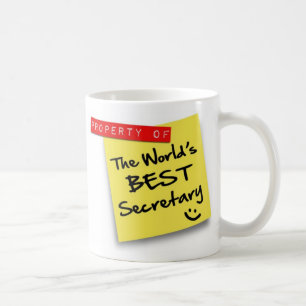 Mug Meilleur Secrétaire du Monde Post