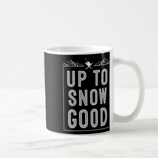 Mug Meilleur Snowboard Ski Ride Cadeau Skieurs Mignonn (Droite)