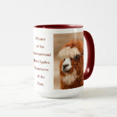 Mug Meilleur Sourcil Unique d'Alpaca (Devant droit)