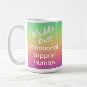 Mug Meilleur soutien émotionnel Arc-en-ciel humain