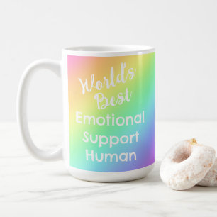 Mug Meilleur soutien émotionnel mondial Arc-en-ciel hu