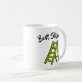 Mug Meilleur Stepdad humoristique jeu de mots sur la f (Devant droit)