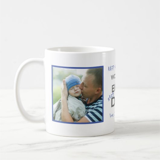 Mug Meilleur Stepdad personnalisé au monde (Gauche)