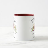 Mug MEILLEUR SUEGRA jamais (Votre nom) - Maroon Bouque (Centre)