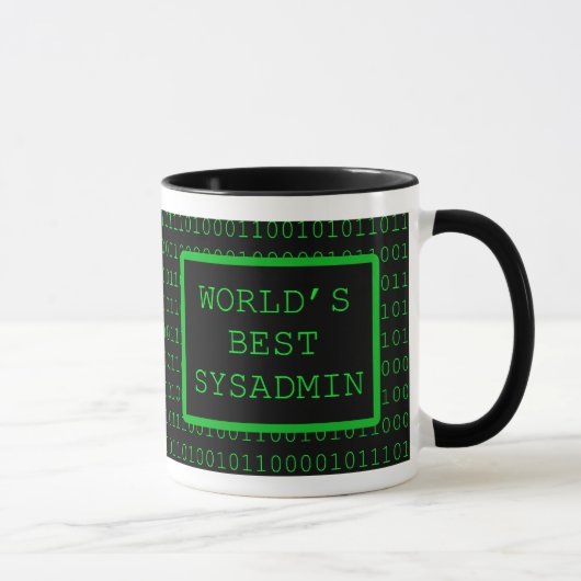 Mug Meilleur SysAdmin du monde (Droite)