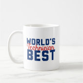 Mug Meilleur Technicien du monde (Gauche)