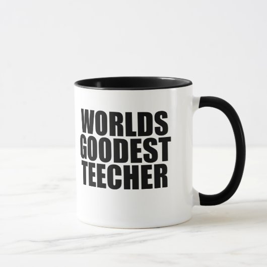 Mug Meilleur teecher au monde (Droite)
