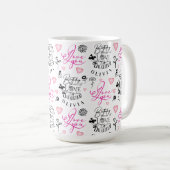 Mug Meilleur texte personnalisé pour l'anniversaire de (Devant droit)