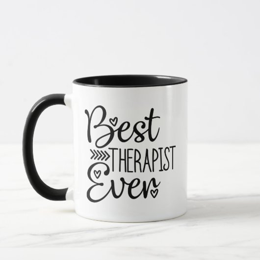 Mug Meilleur thérapeute jamais (Gauche)