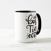 Mug Meilleur Tia jamais, Spanglish (Devant droit)