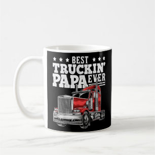 Mug Meilleur Truckin Papa Ever Big Rig Trucker Da Père