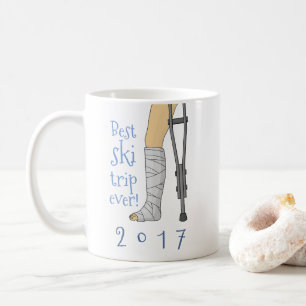 Mug Meilleur voyage à ski jamais ! Drôle