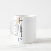 Mug Meilleur voyage à ski jamais ! Drôle (Devant gauche)