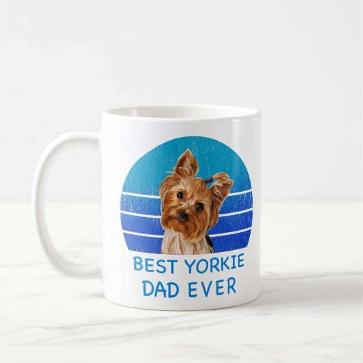 Mug Meilleur Yorkshire terrier papa (Gauche)
