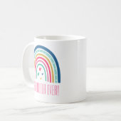 Mug Meilleure Abuela de tous les temps Arc-en-ciel (Devant gauche)