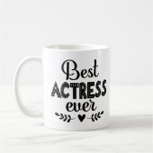 Mug Meilleure actrice jamais faite de cadeau (Gauche)