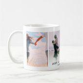 Mug Meilleure amie jamais | Modern 4 Photo Collage (Gauche)