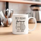 Mug Meilleure amitié pour le nom d'amis