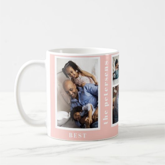 Mug Meilleure année Toujours simple photo de famille c (Gauche)